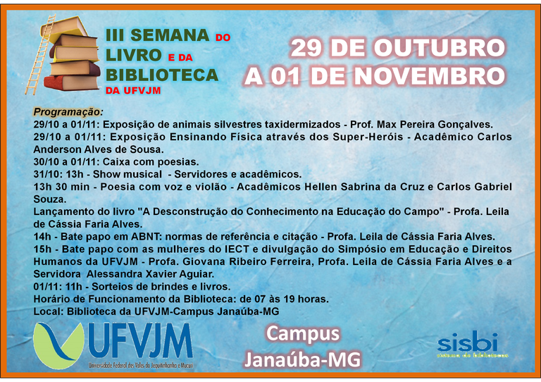 Arte semana da biblioteca