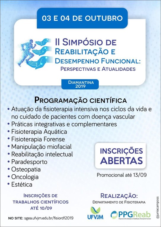 2º Simpósio de Reabilitação e Desempenho Funcional