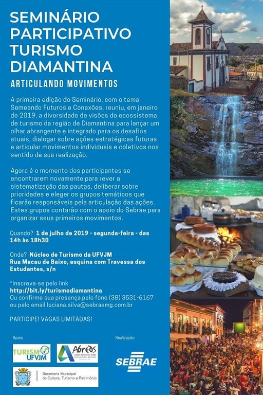 2ª edição do Seminário Participativo Turismo Diamantina