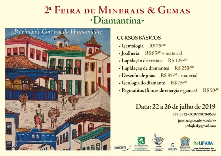 Convite 2ª Feira de Minerais e Gemas