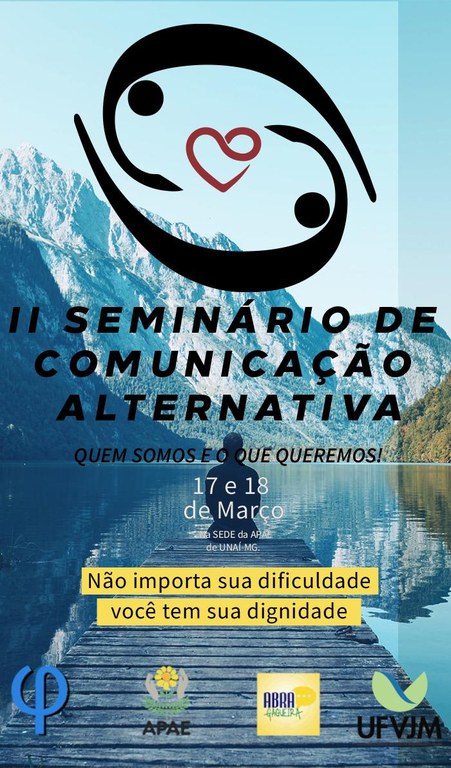 Folder Seminário de Comunicação Alternativa em Unaí 