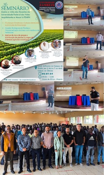 Programa de Pós-Graduação em Produção Vegetal da UFVJM firma parceria com instituições de ensino e pesquisa em Moçambique
